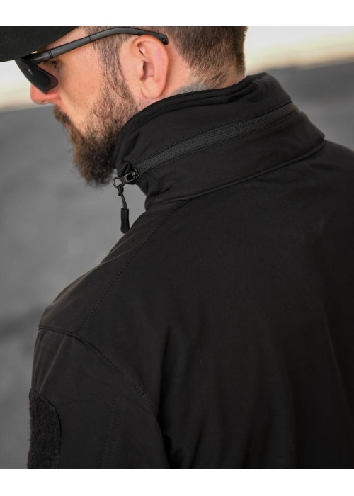 Тактична куртка Softshell ELEMENT black