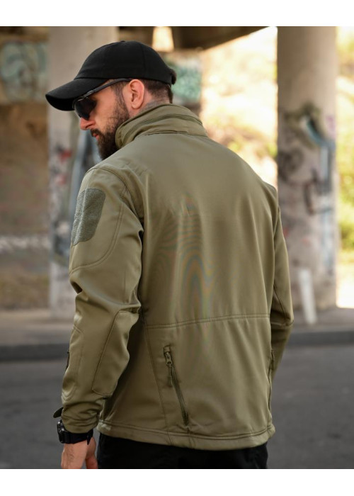 Тактична куртка Softshell ELEMENT олива