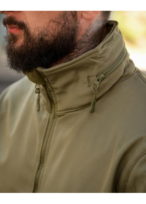 Тактична куртка Softshell ELEMENT олива
