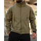 Тактична куртка Softshell ELEMENT олива