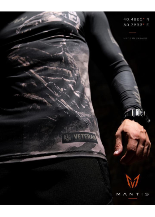 Тактичний рашгард MANTIS® Veteran LS — black