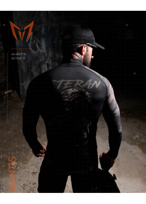 Тактичний рашгард MANTIS® Veteran LS — black