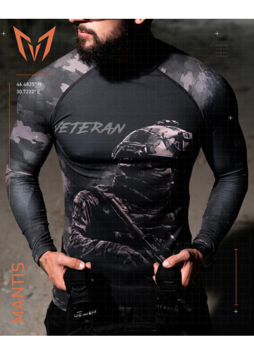 Тактичний рашгард MANTIS® Veteran LS — black